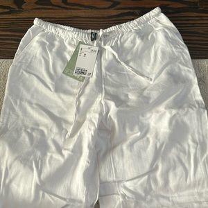 BRAND NEW WITH TAGS WOMENS XS BEACH LINEN PANTS